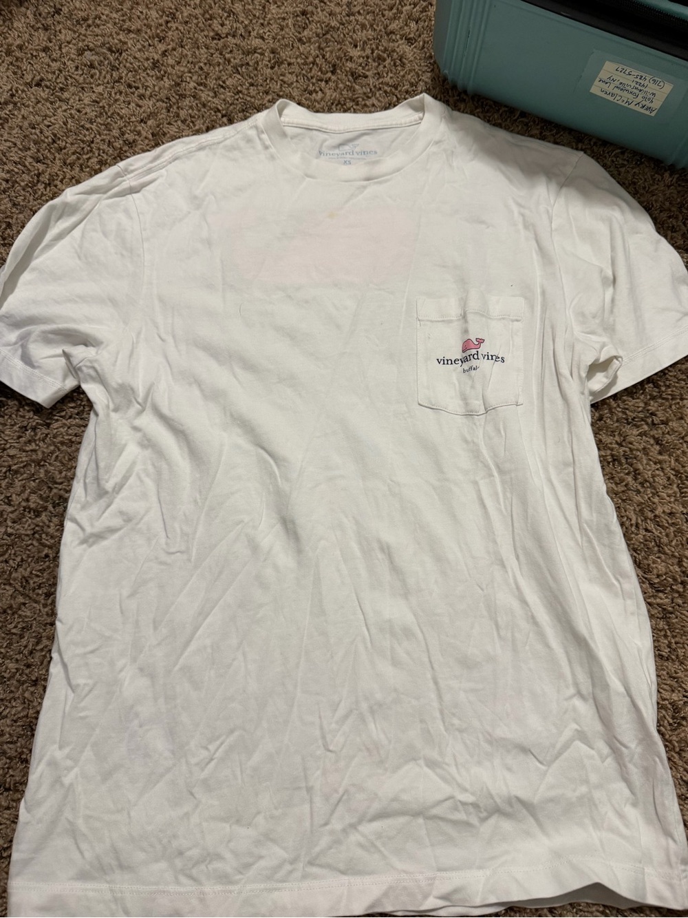 Vineyard Vines White Pocket T-Shirt - Casual Tee